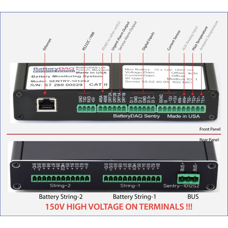 ST1012 battery monitoring unit